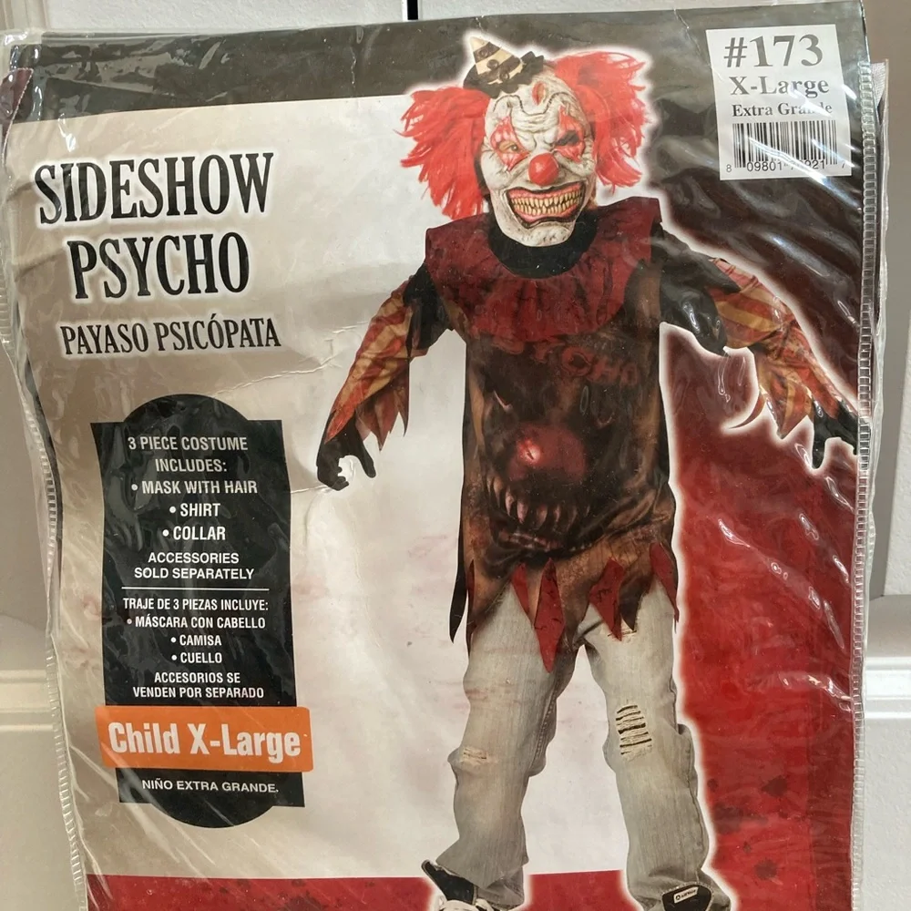 Sideshow Psycho X-Large child Halloween costume